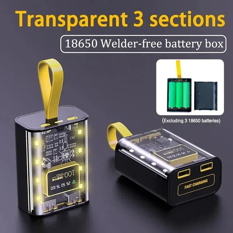Portable USB Power Bank Case