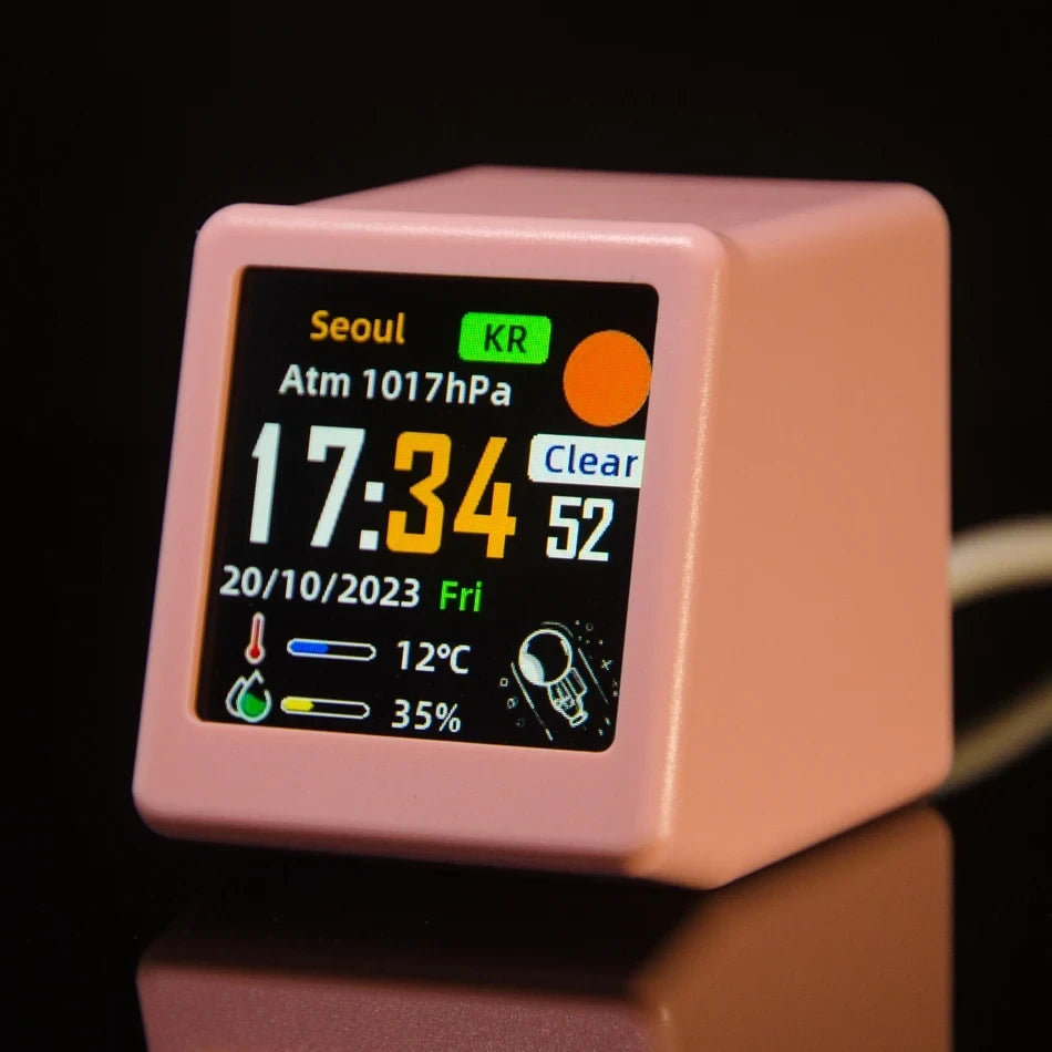 Mini WiFi Weather Desktop Clock