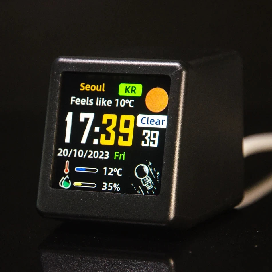 Mini WiFi Weather Desktop Clock