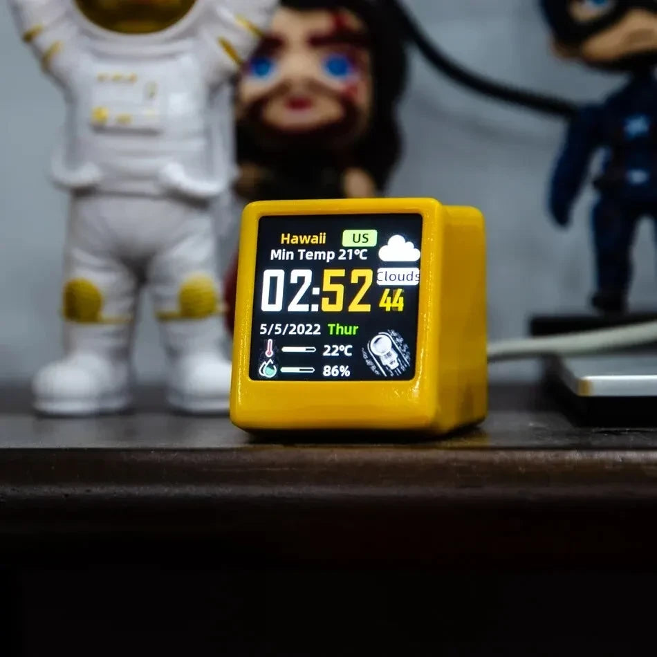 Mini WiFi Weather Desktop Clock
