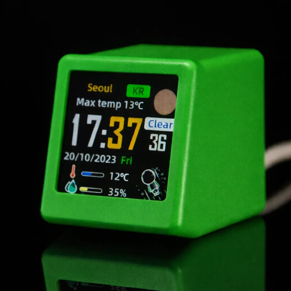 Mini WiFi Weather Desktop Clock