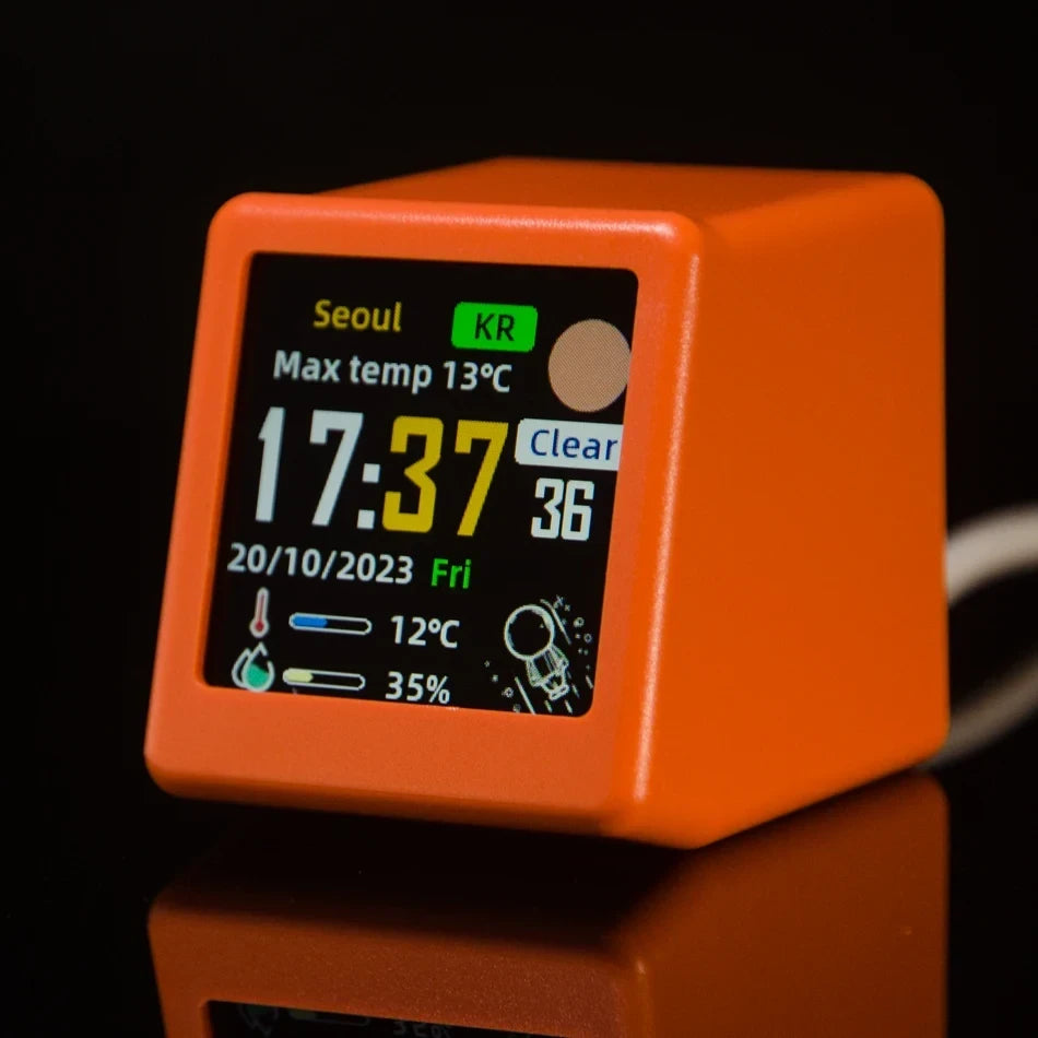 Mini WiFi Weather Desktop Clock