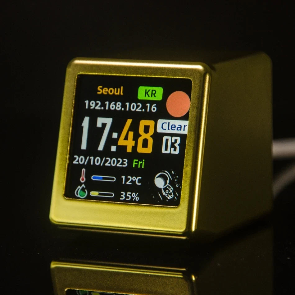 Mini WiFi Weather Desktop Clock