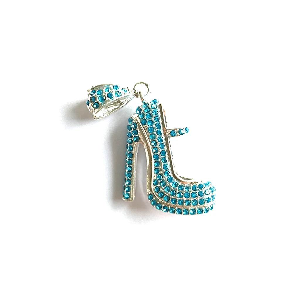 High Heel Shoe Charms Gold Silver Multicolor Accessories for Heels