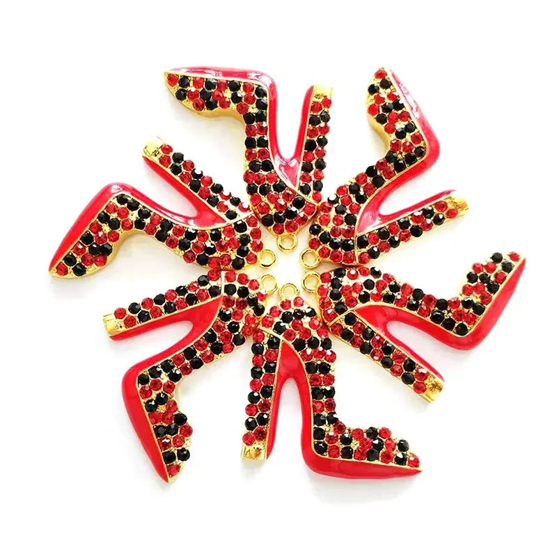 High Heel Shoe Charms Gold Silver Multicolor Accessories for Heels