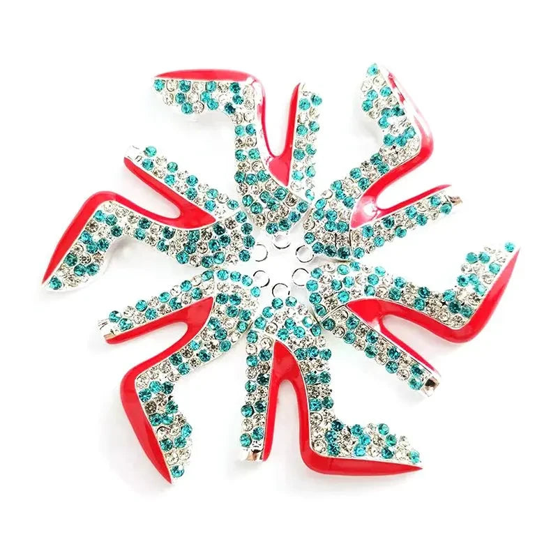 High Heel Shoe Charms Gold Silver Multicolor Accessories for Heels