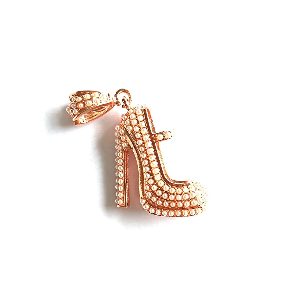 High Heel Shoe Charms Gold Silver Multicolor Accessories for Heels