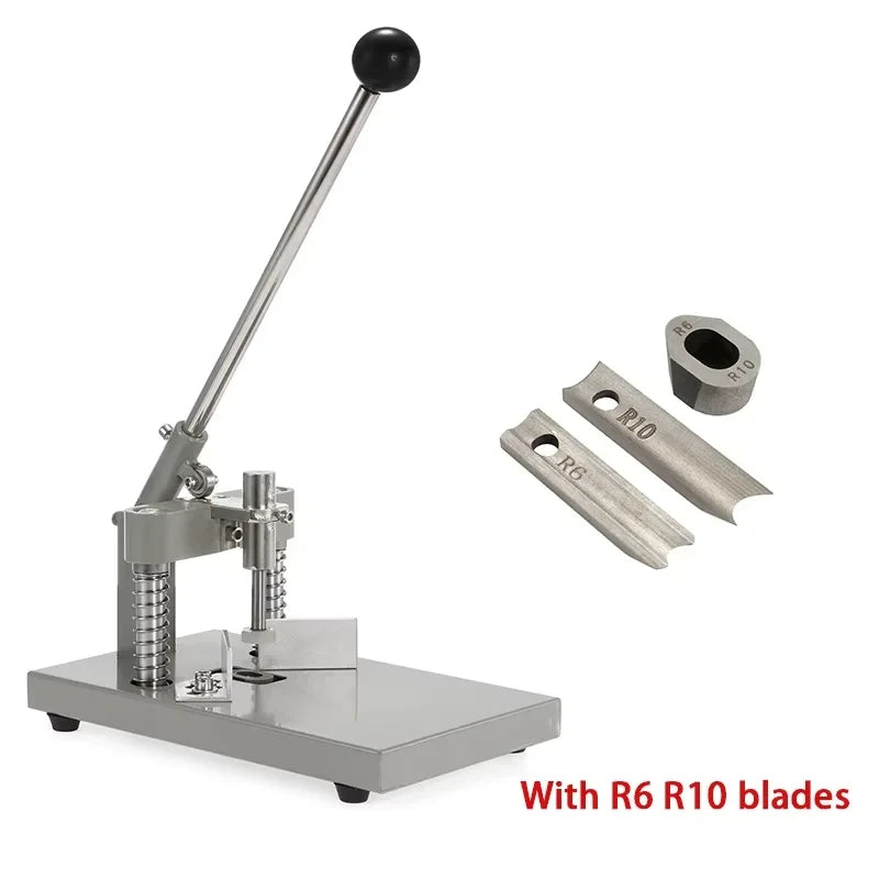 Heavy Duty Corner Rounder Punch Paper Card Craft Tool R6 R10 Silver Black