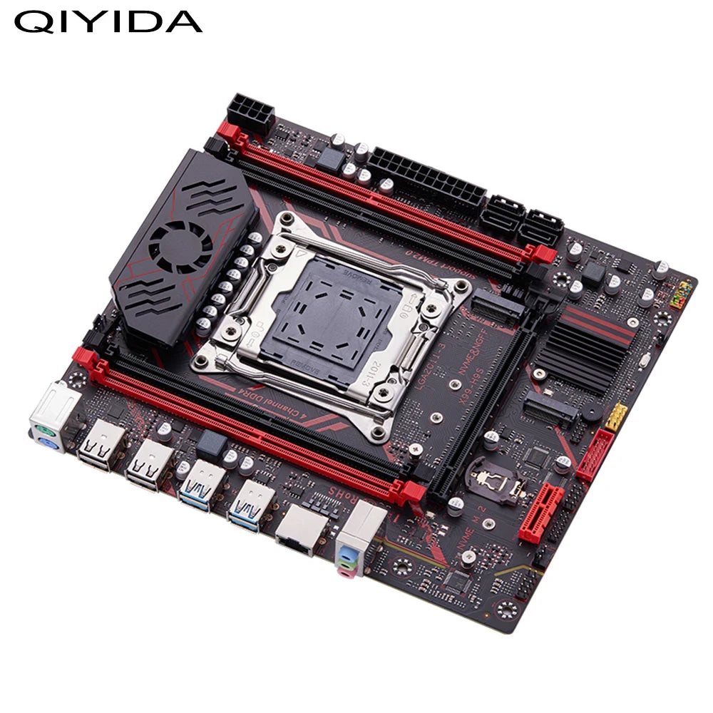 X99 Motherboard CPU RAM Bundle Desktop PC Kit for Home Office