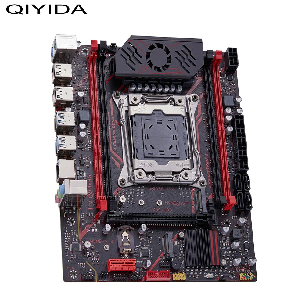X99 Motherboard CPU RAM Bundle Desktop PC Kit for Home Office