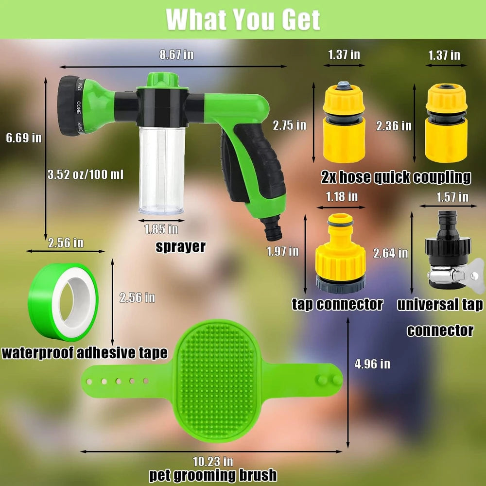 Foam Dog Bath Sprayer