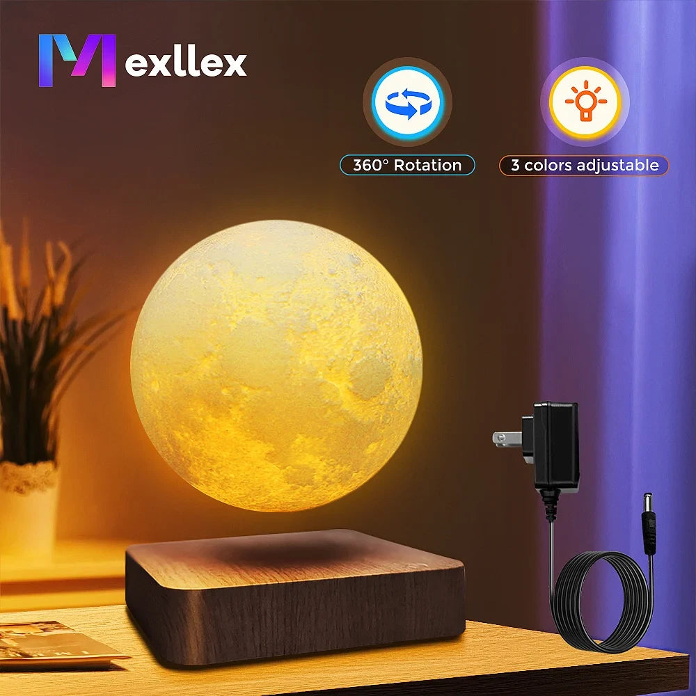 Levitating Magnetic Moon Lamp