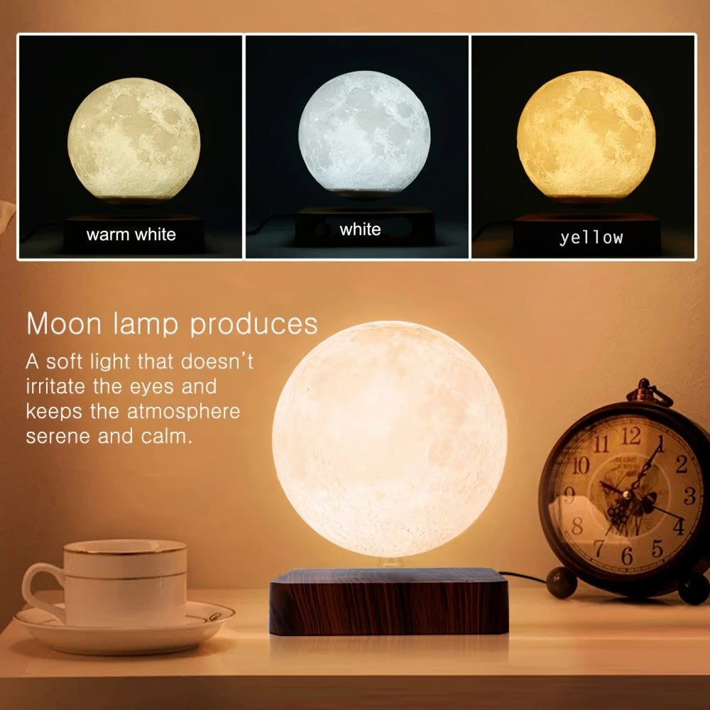 Levitating Magnetic Moon Lamp