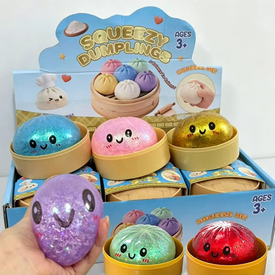Glitter Dumpling Sensory Squeeze Toy