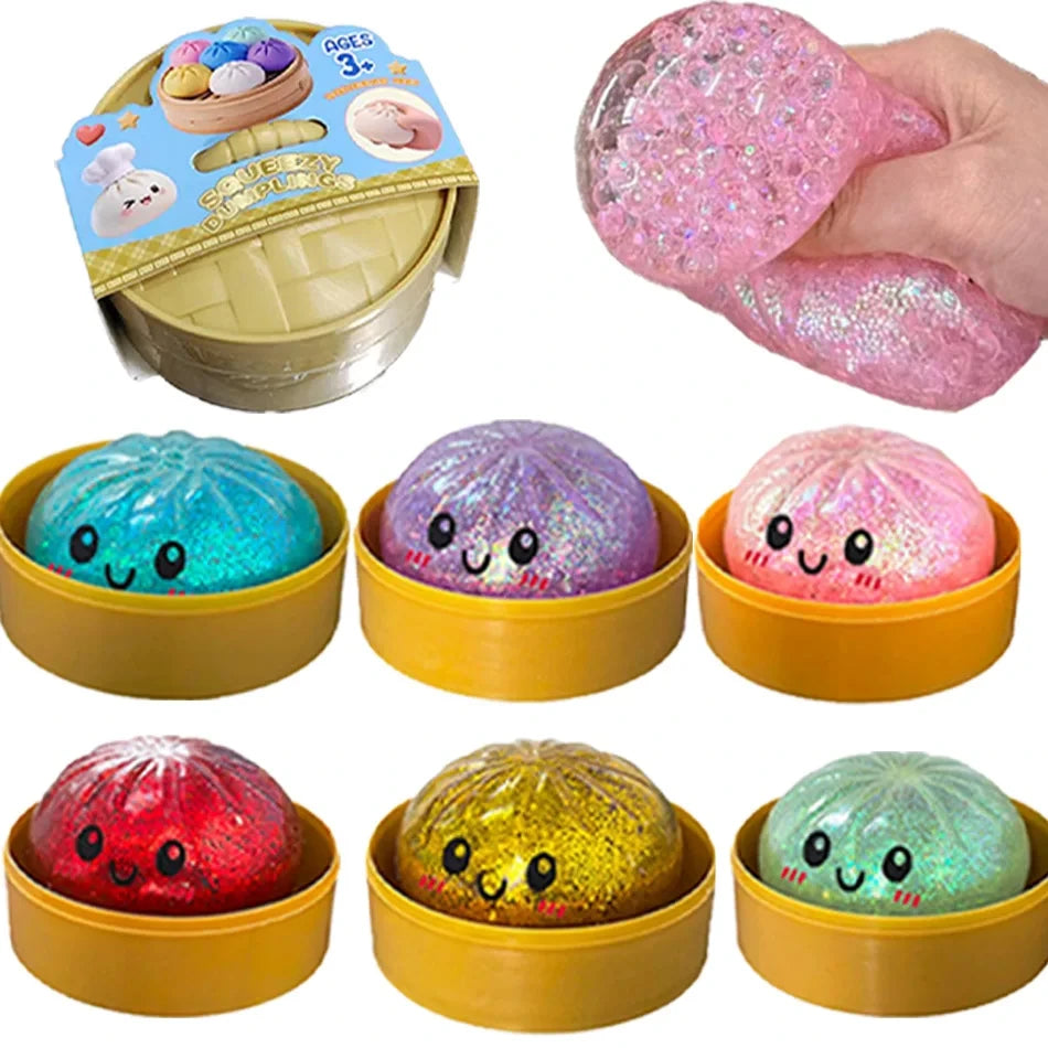 Glitter Dumpling Sensory Squeeze Toy
