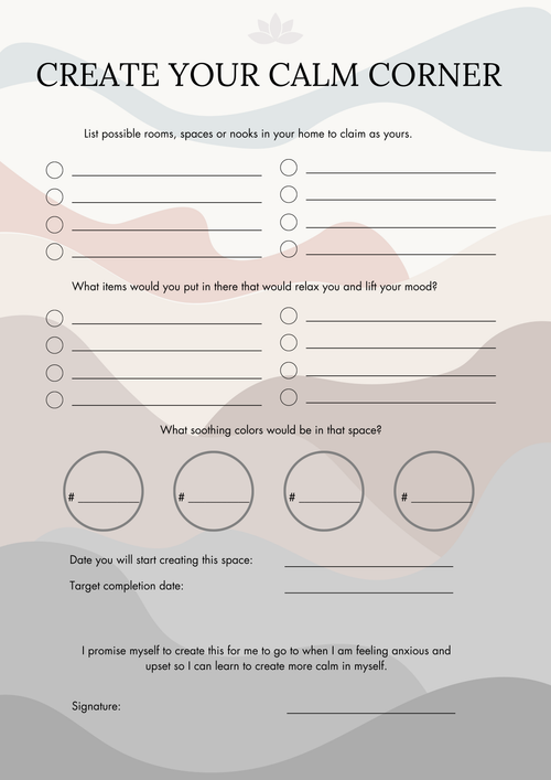 Calming Your Mind Journal