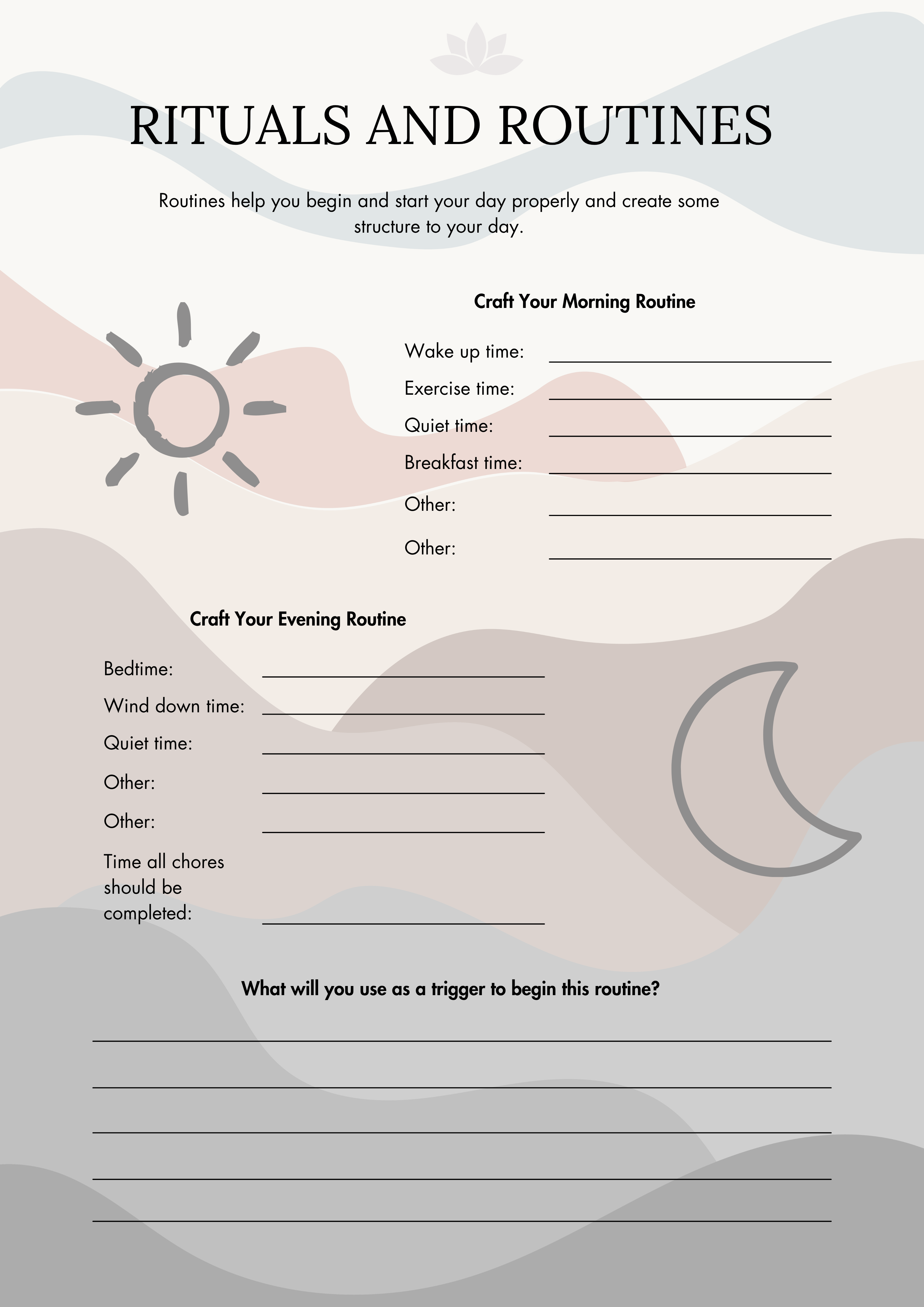 Calming Your Mind Journal